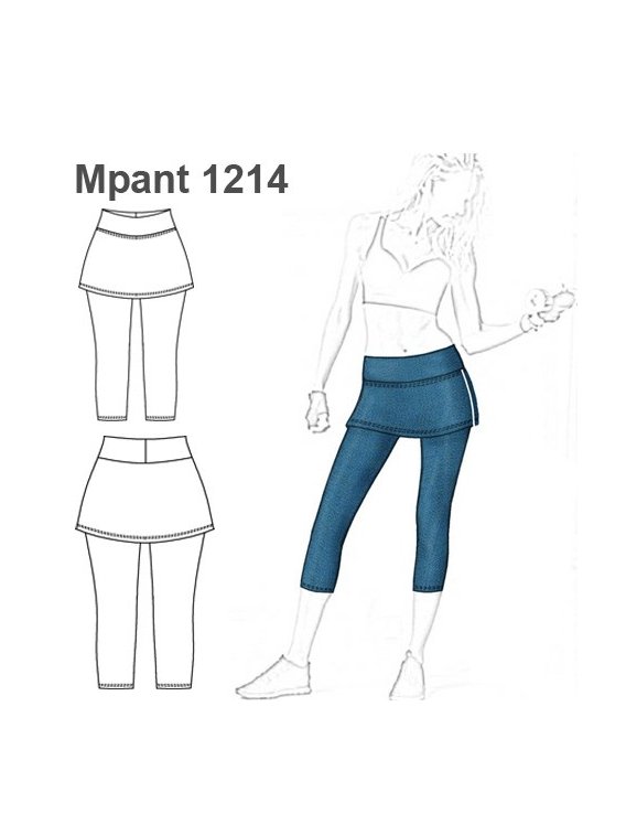 PANTALON CALZA FALDA MUJER 1214