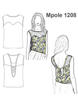 POLERA ENCAJE CORAZON