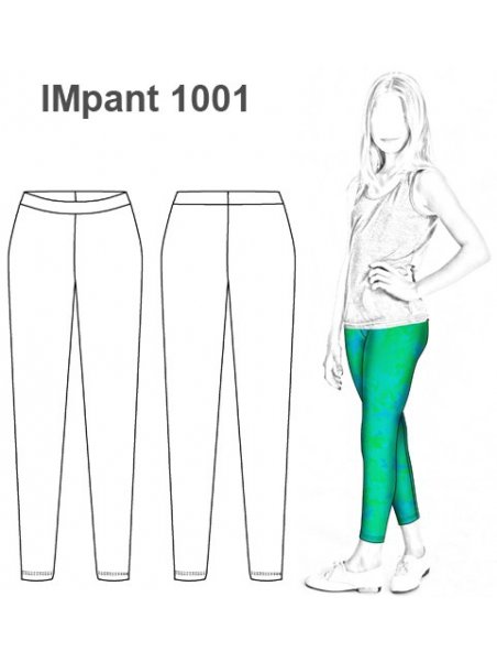 PANTALON CALZA SIN COSTURA NIÑA 1001