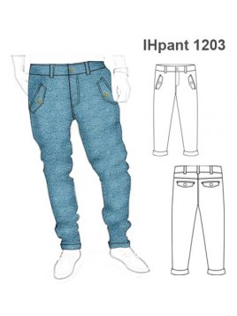 PANTALON TAPETA BOLSILLOS