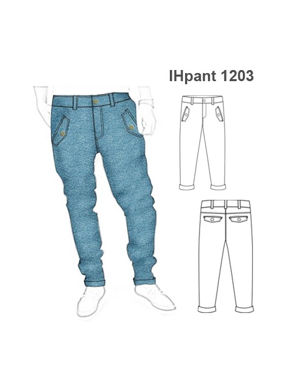PANTALON TAPETA BOLSILLOS