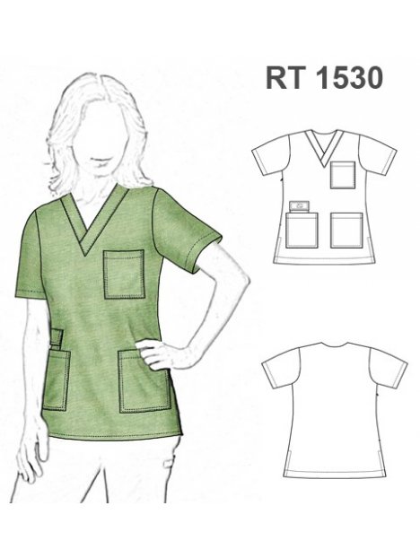 BLUSA TRABAJO RT 1530
