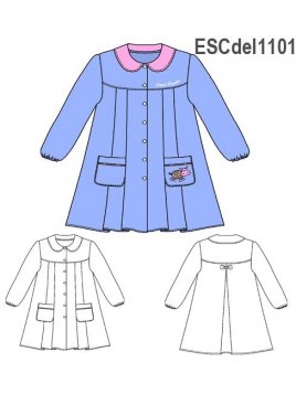 DELANTAL PARVULO ESCOLAR 1101