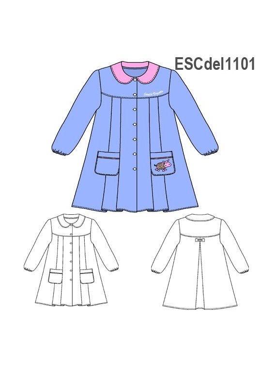 DELANTAL PARVULO ESCOLAR 1101