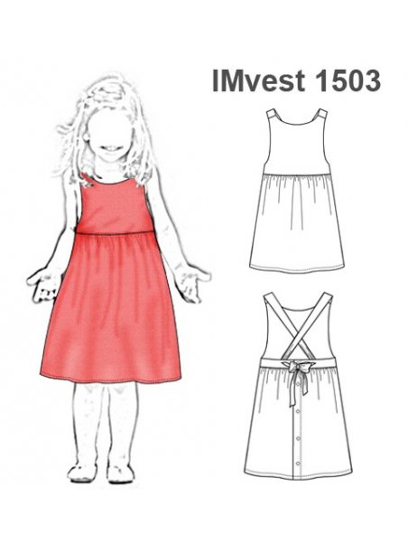 VESTIDO SIN ESPALDA NIÑA NENA