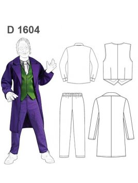 DISFRAZ PERSONAJE PELICULA 1604