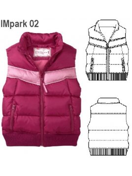 PARKA SIN MANGAS NIÑA