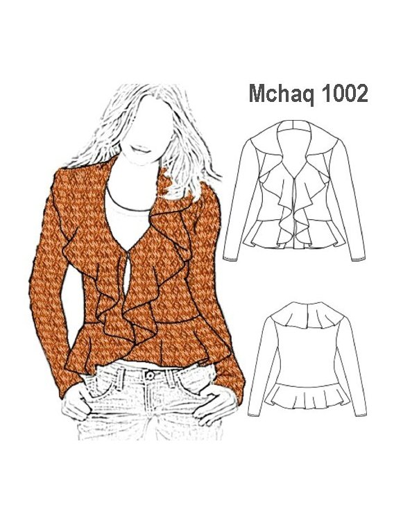 CHAQUETA ESCOTE VUELO MUJER