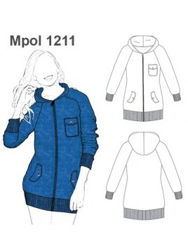 POLERON LARGO CAPUCHA