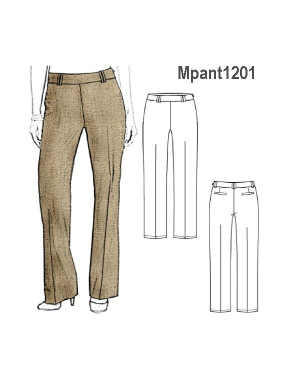 PANTALON CLASICO MUJER 1201