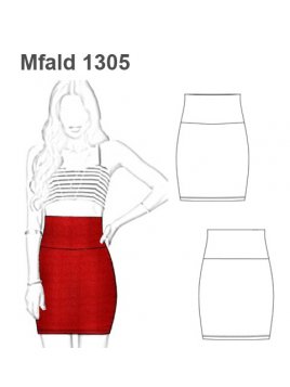 FALDA TORERO AJUSTADA