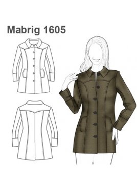 PATRONES ABRIGO CORTO MUJER