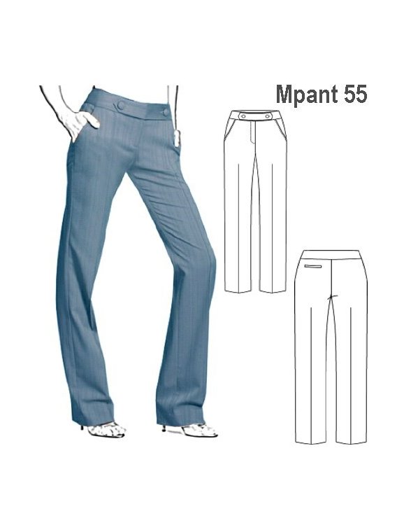 PANTALON CLASICO MUJER 0955