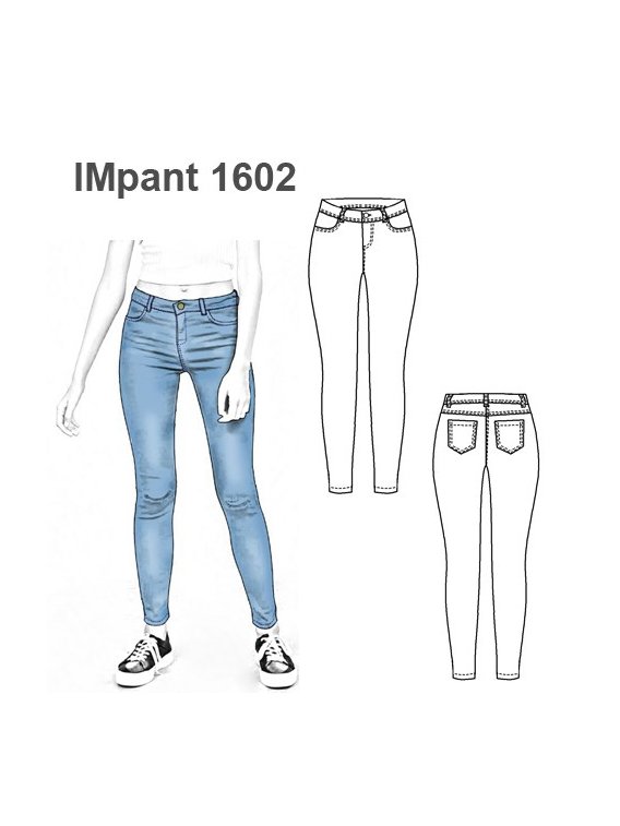 PANTALON JEANS NIÑA 1602