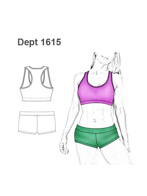 DEPORTE CONJUNTO POLE DANCE 1615