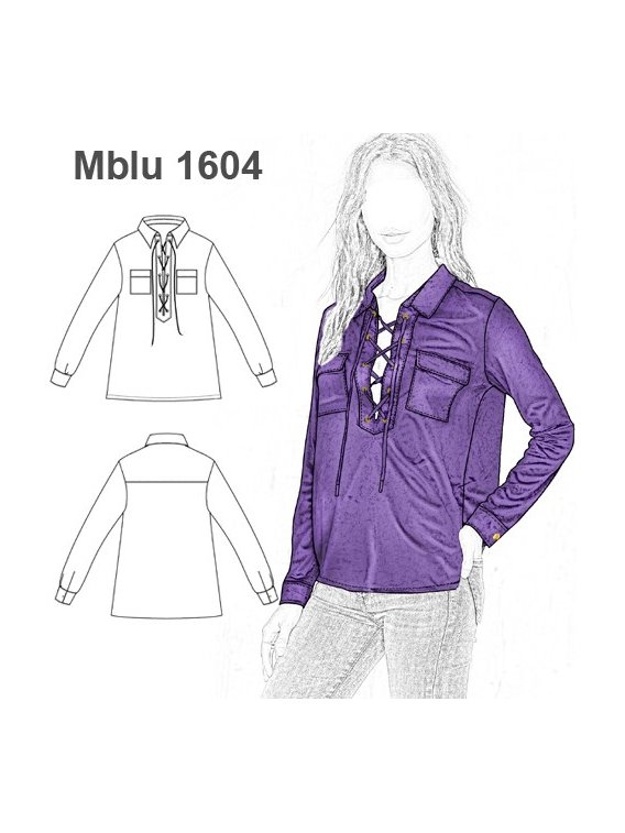 MOLDES PATRONES BLUSA CAMISA MANGA LARGA