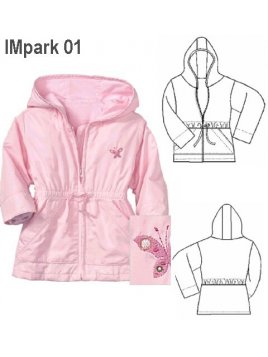 PARKA CAPUCHON NIÑA, 