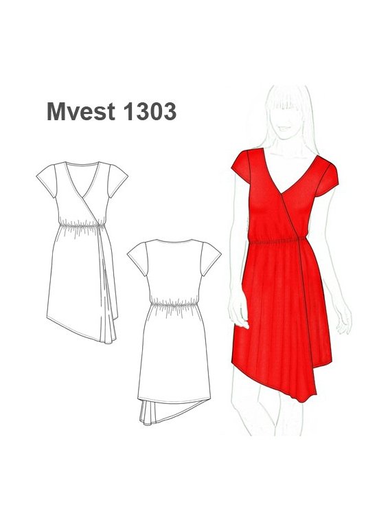 VESTIDO ASIMETRICO