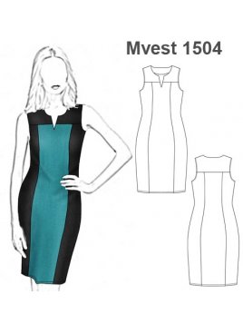 VESTIDO CORTES LATERALES