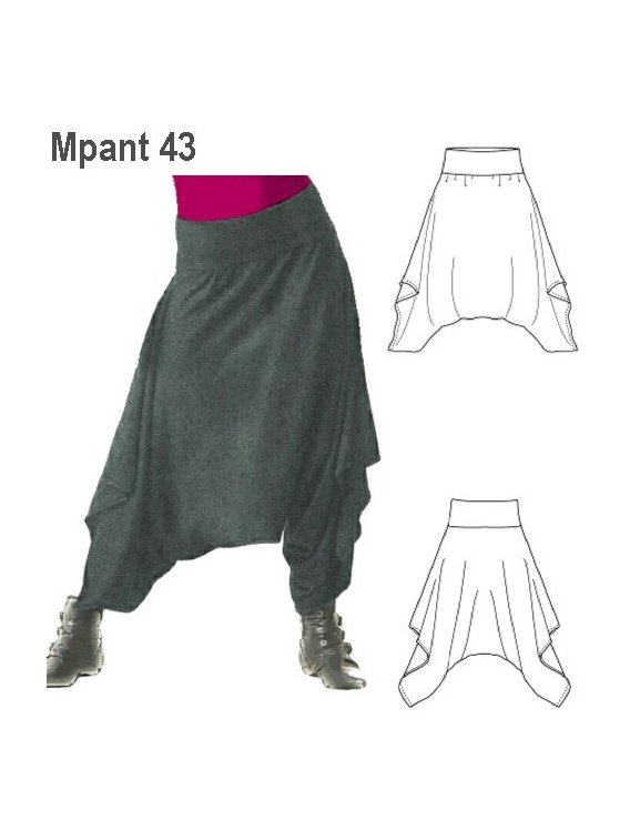 PANTALON HAREM MUJER 0943