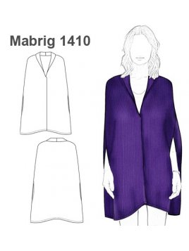 ABRIGO TAPADO MANGA OJAL MUJER