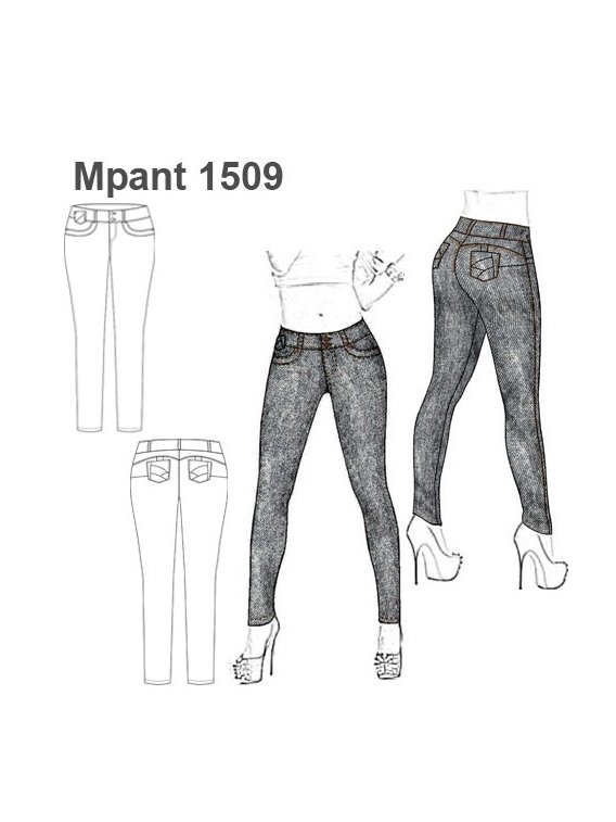 PANTALON  JEANS MUJER 1509