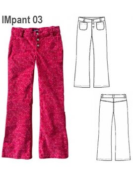 PANTALON CLASICO NIÑA 0903