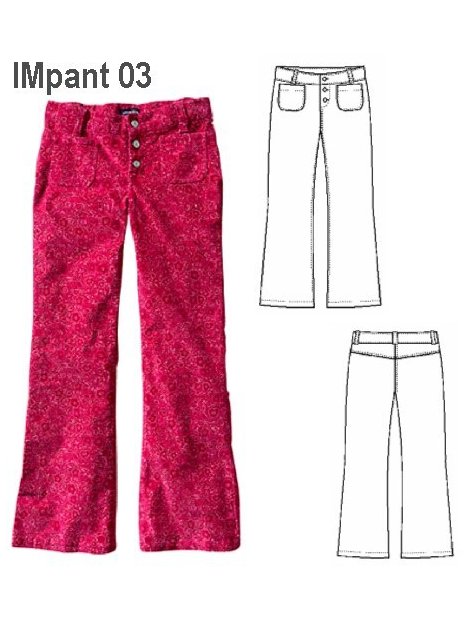 PANTALON CLASICO NIÑA 0903