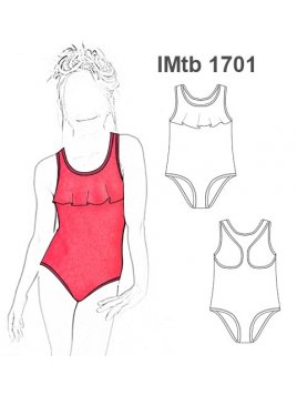 TRAJE DE BAÑO ENTERO NIÑA 1701