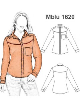 BLUSA CAMISA SLIM FIT MUJER