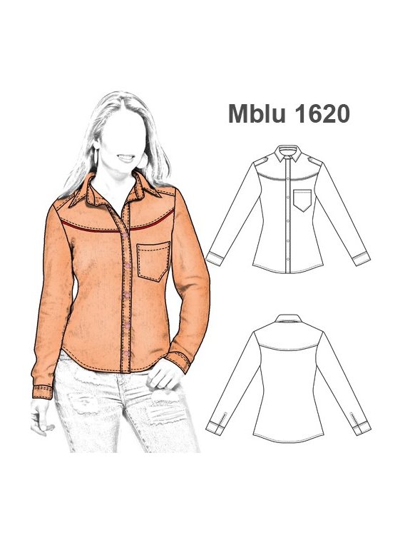 BLUSA CAMISA SLIM FIT MUJER