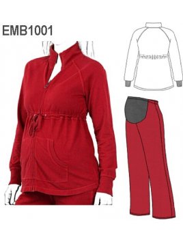 BUZO MANGA RAGLAN MATERNAL, BOLSILLO CAN