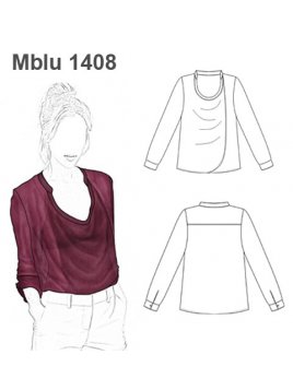 BLUSA CRUZADA MUJER 1408