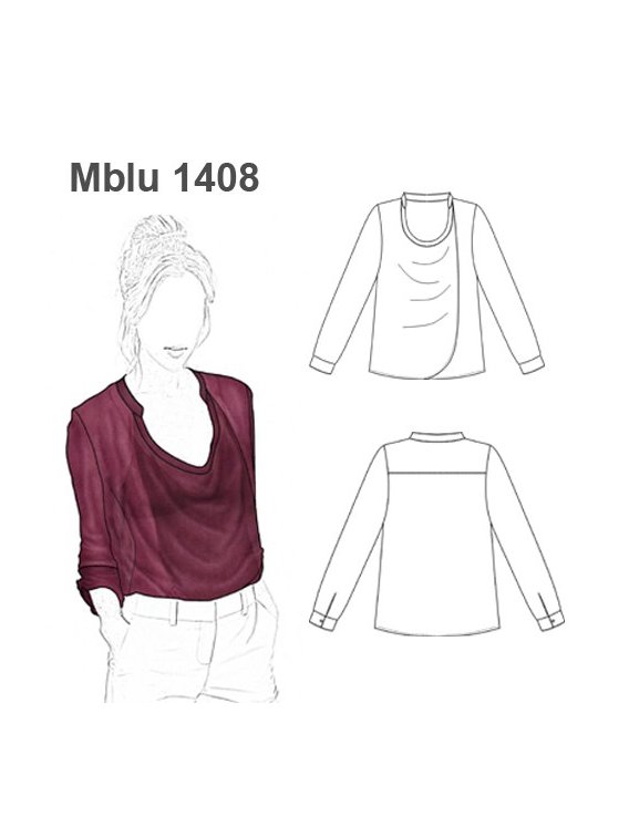 BLUSA CRUZADA MUJER 1408