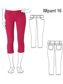 PANTALON CAPRI NIÑA 0916