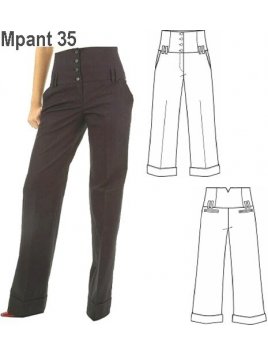 PANTALON  TORERO MUJER 0935