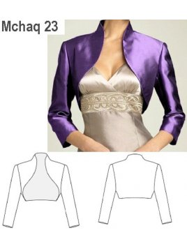 CHAQUETA BOLERO MUJER, FORRO INTERIOR.