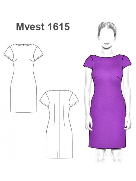 VESTIDO JACKIE MANGA CORTA MUJER
