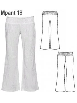 PANTALON PIERNA ANCHA MUJER 0918