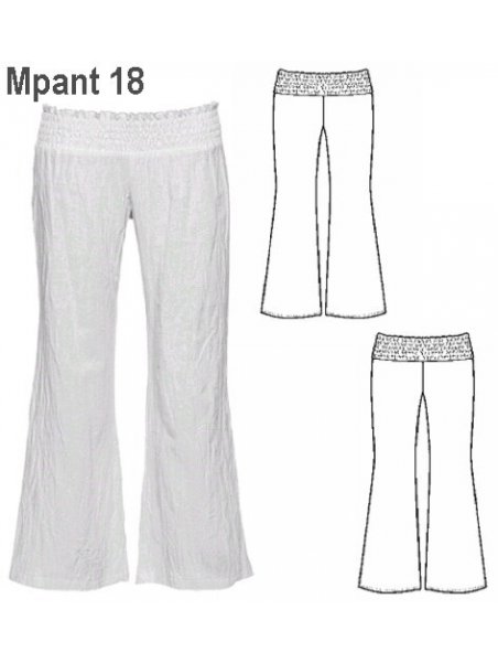 PANTALON PIERNA ANCHA MUJER 0918