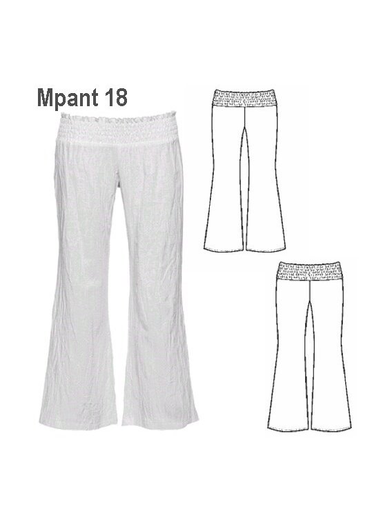 PANTALON PIERNA ANCHA MUJER 0918