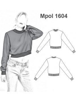 POLERON BUZO CORTO MUJER