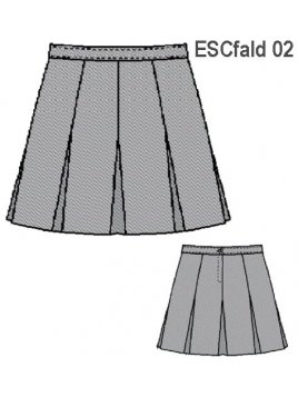 FALDA ESCOLAR 8 TABLAS 0902