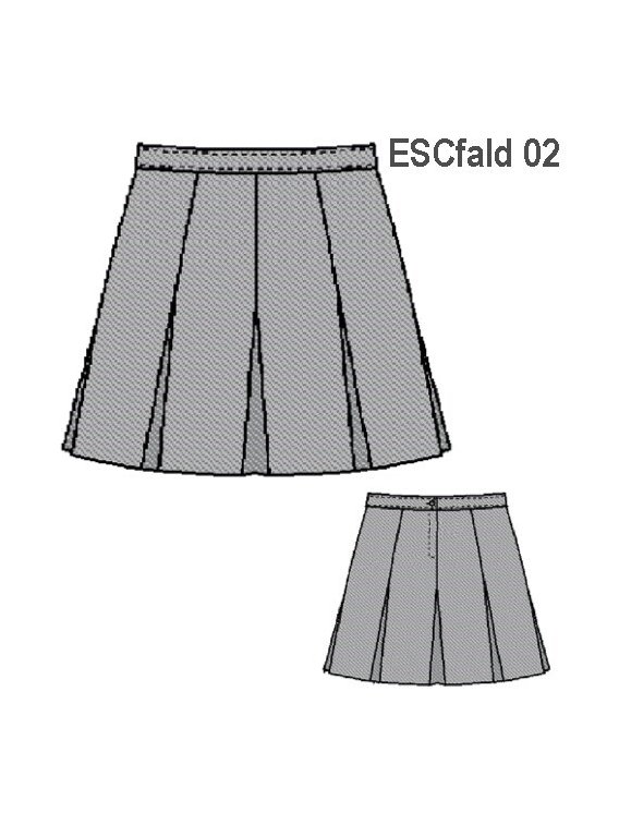 FALDA ESCOLAR 8 TABLAS 0902