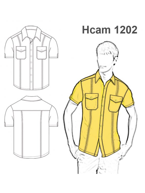 CAMISA CORTE VERTICAL