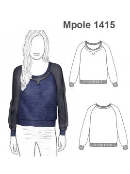 POLERA  RAGLAN MUJER 1415