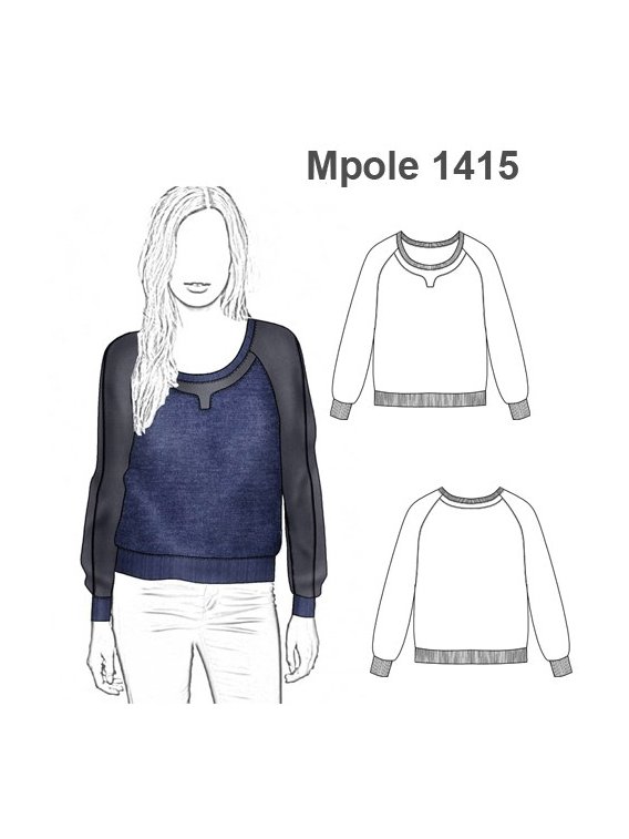 POLERA  RAGLAN MUJER 1415