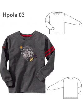 POLERA BASICA NIÑO 0903