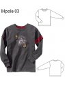 POLERA BASICA NIÑO 0903