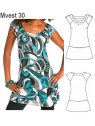 VESTIDO POLERA MUJER, PEQUEíïA MANGA CON